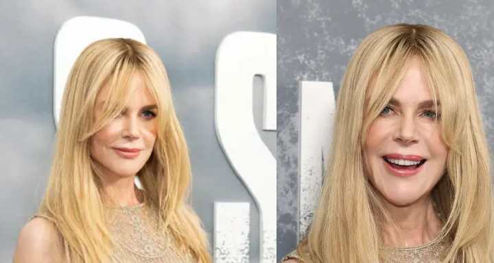 Nicole Kidman in red top