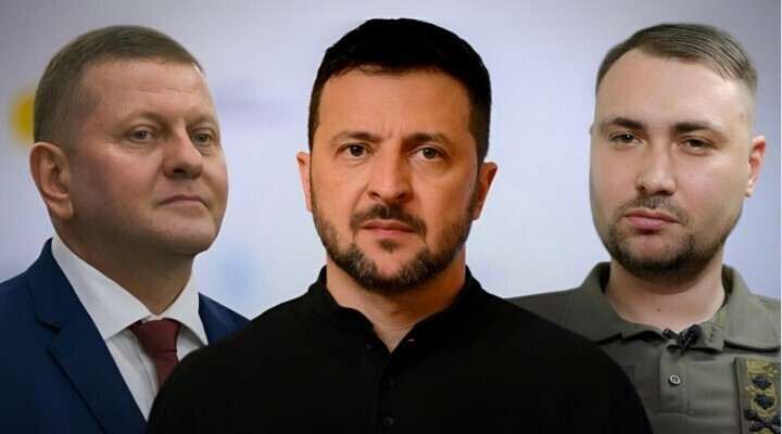 Прапори Китаю та України на столі