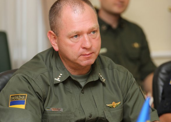 Deyneko and the Belarusian border guard at the meeting