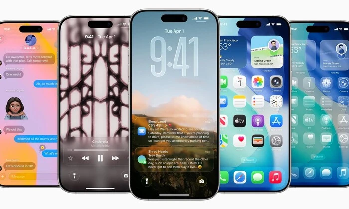 Скриншот нового дизайна iOS 26
