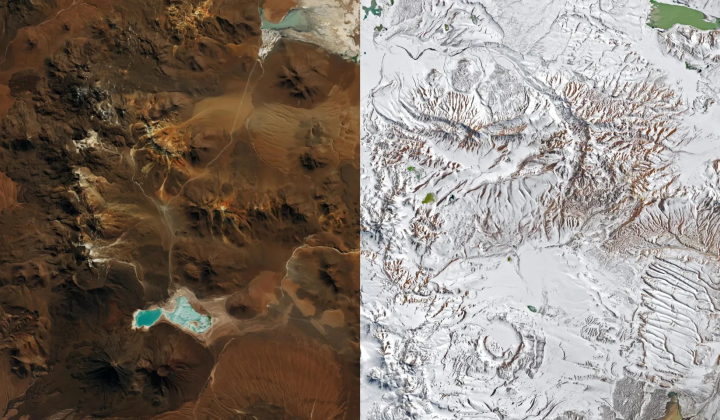 Anomalous Snow in Atacama