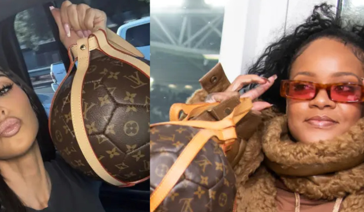 Рідкісний м'яч Louis Vuitton в руках Кім Кардаш'ян