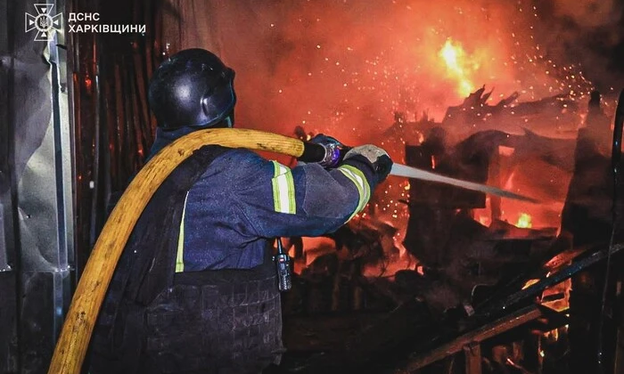 Харьков под обстрелом: горит город