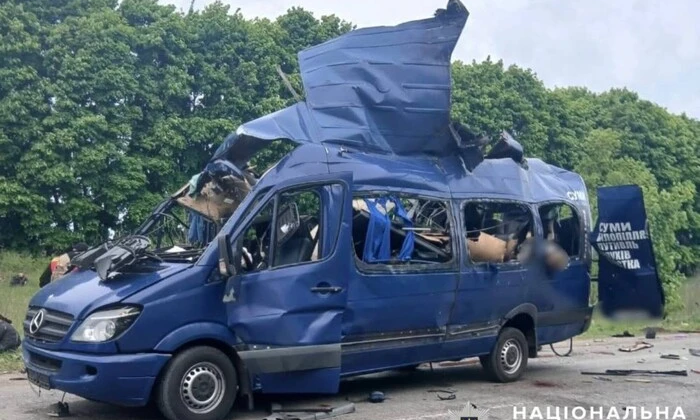 Обстрел рейсового автобуса на Сумщине