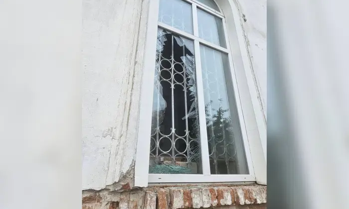 Пошкоджений храм ПЦУ у Полтаві