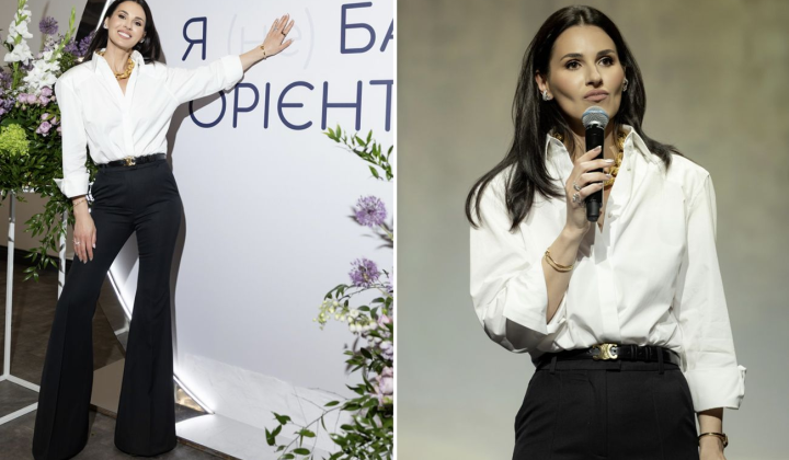 Марія Єфросиніна у стилі power dressing