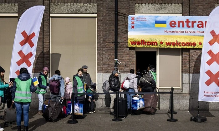 Украинские беженцы ищут убежище в Нидерландах