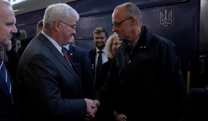 Merkel arrived in Kyiv on an unannounced visit