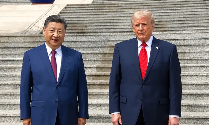 Сі Цзіньпін і Трамп на переговорах