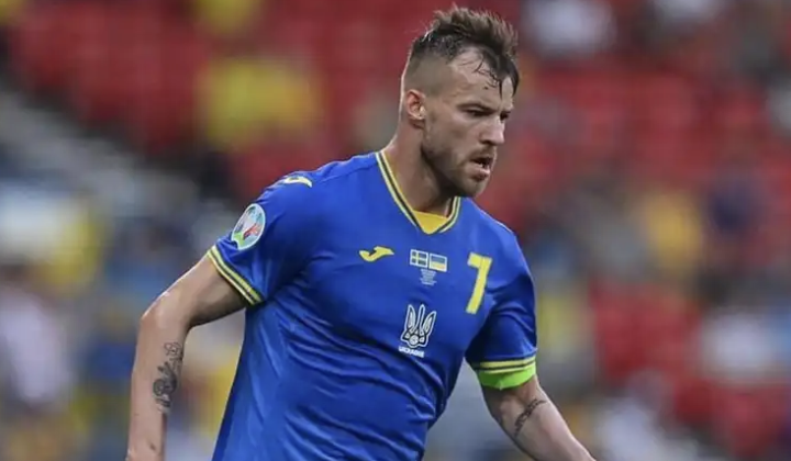Andriy Yarmolenko scored 124th goal