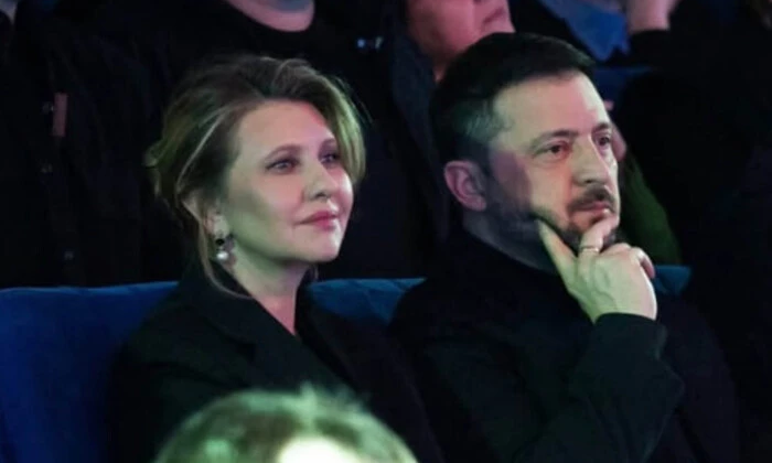 Zelensky and Zelenska in public