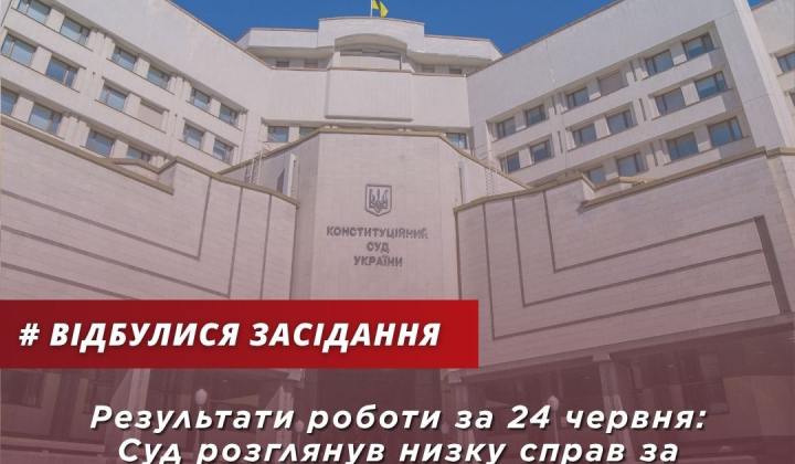 Рішення та ухвали Конституційного Суду