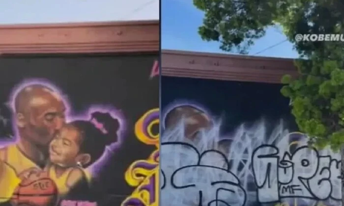 Дончич відновив мурал з Браянтом