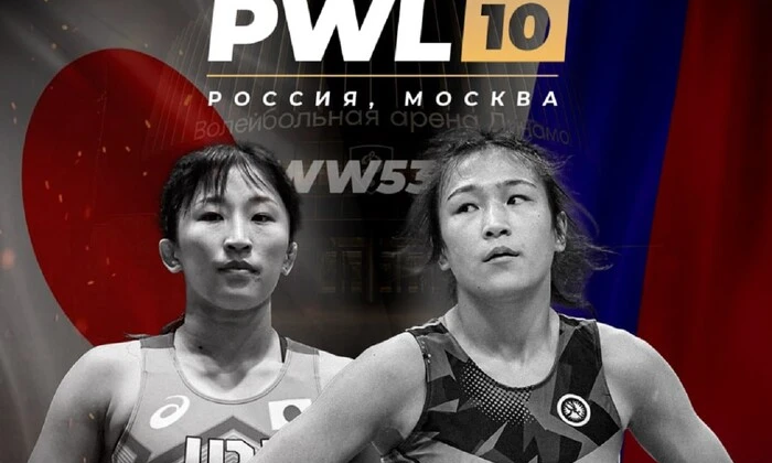 Японські борці на турнірі в Росії