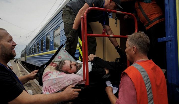 Реабилитация тяжело раненых военных из Украины