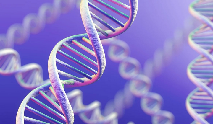 Людина з молекулою ДНК