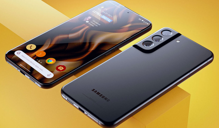 Новий Samsung Galaxy S22 у перспективному куті