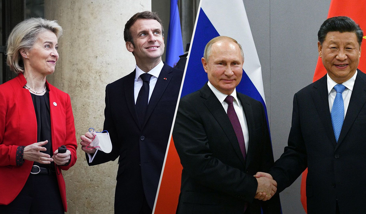 Графічне зображення Китаю та України