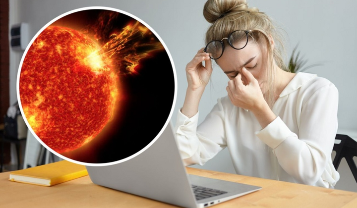 Магнитная буря на фото