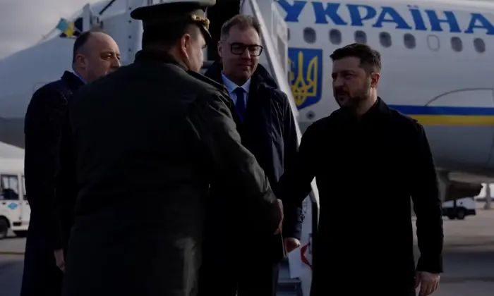 Zelensky at security conference in Munich