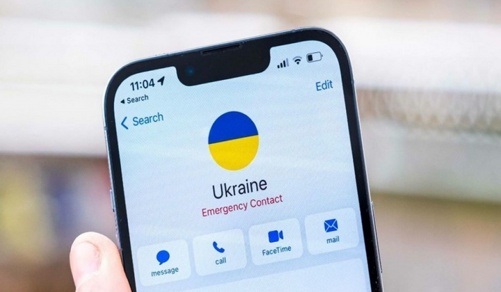Изображение карты Европы с флагами Украины и ЕС