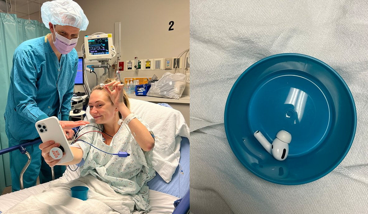 Американка проковтнула AirPods та чула звуки зсередини