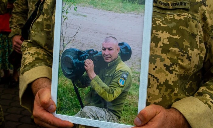 Легендарний розвідник з Рівненщини на похоронах