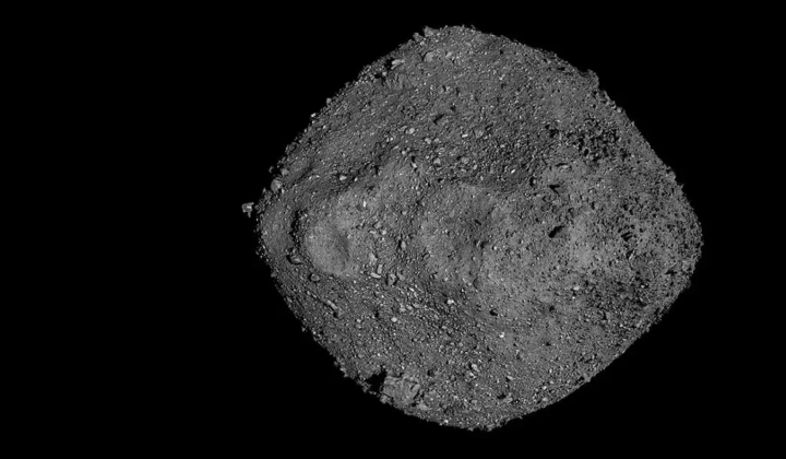 Asteroid Bennu: Jupiter's role and water ice lines