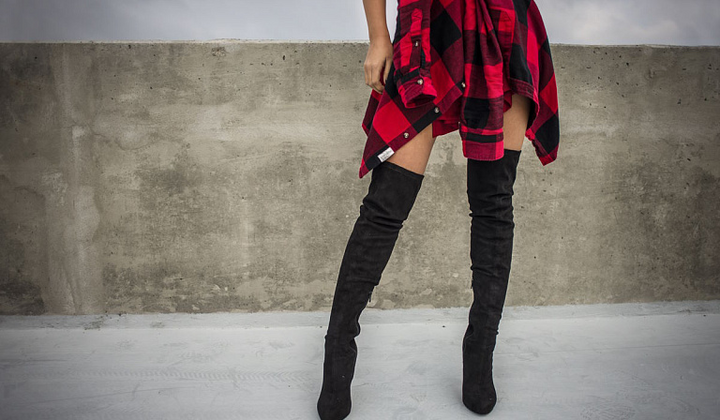 ботфорты женские с чем носить