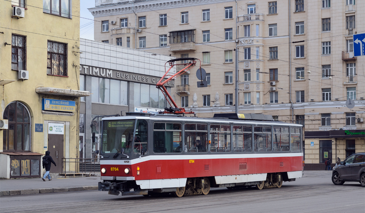 Трамвай №6 в Харькове