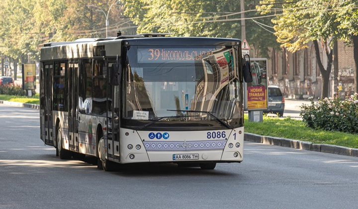 Автобус у Запоріжжі