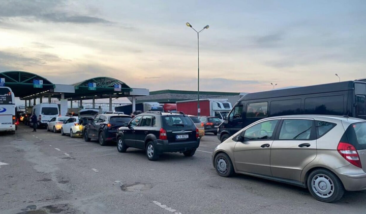 At the border with Poland