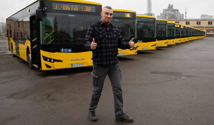 Нові автобуси Києва