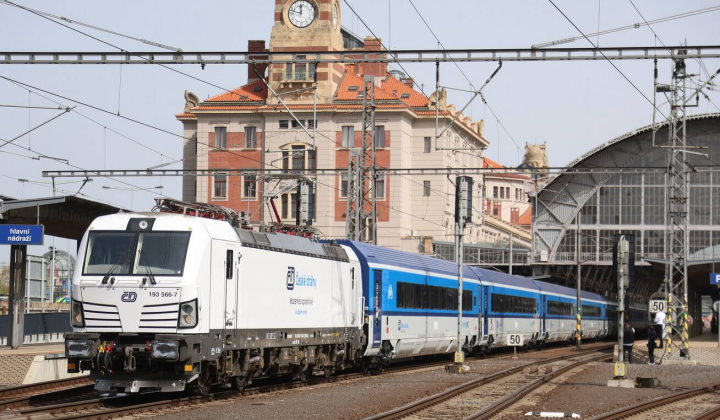 New train on the Prague-Berlin-Copenhagen route