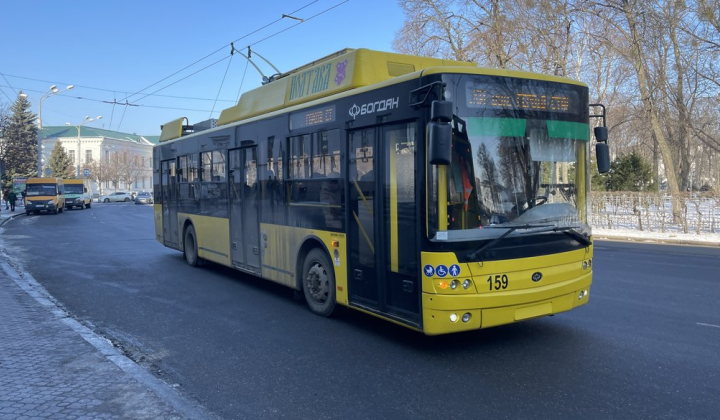 Trolleys in Poltava