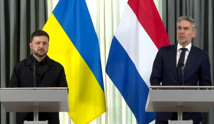 Володимир Зеленський та Дік Схооф