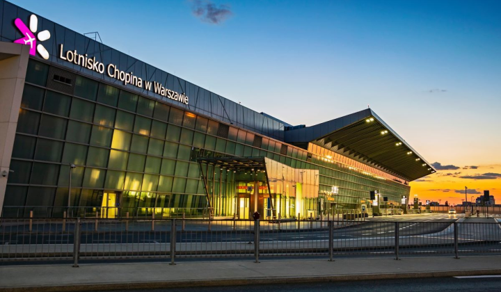 At Warsaw Airport