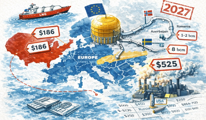 Gas Map 2027: Replacement Sources and Economic Verdict for Industry