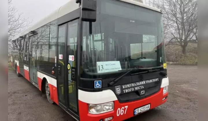 Bus route No. 13 in Chernivtsi