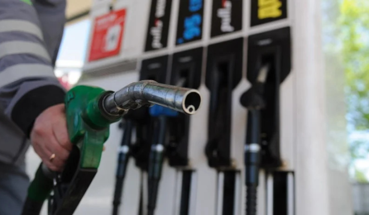 Gasoline at gas stations