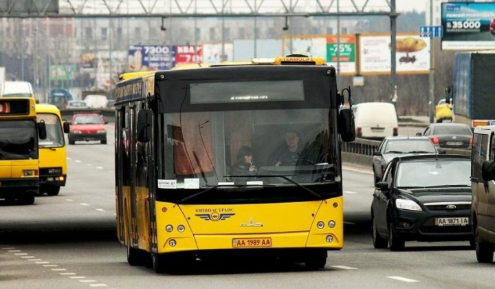 Bus No. 98 in Kyiv