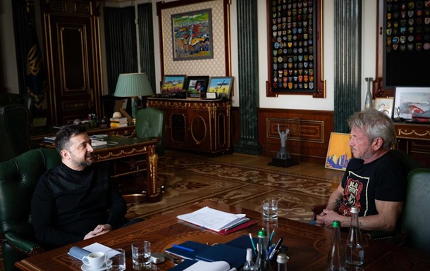 Zelensky met with Sean Penn