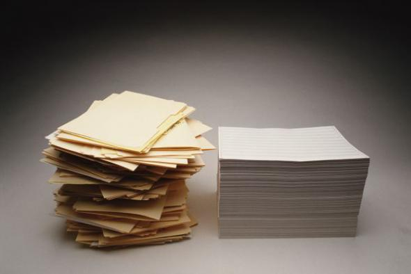 Enterprise Records Nomenclature: Sample and Rules for Management in the Enterprise