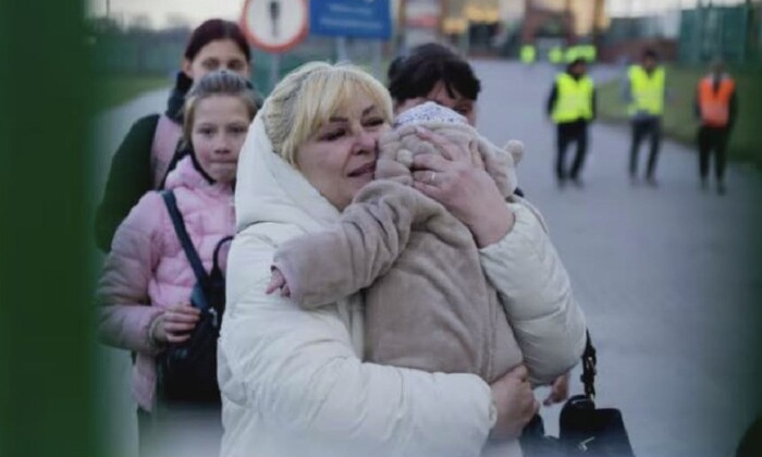 Ukrainian children in Belgium
