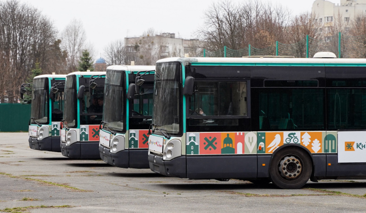 Buses from France for Kyiv region