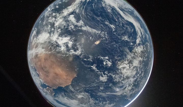 Earth photo from Artemis II