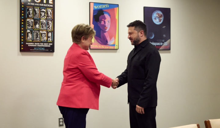 Zelensky discusses financial support for Ukraine