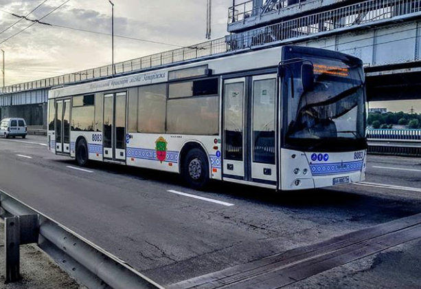 Bus in Zaporizhzhia