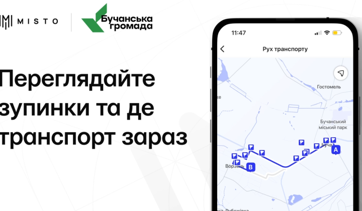 Tracking buses in Bucha