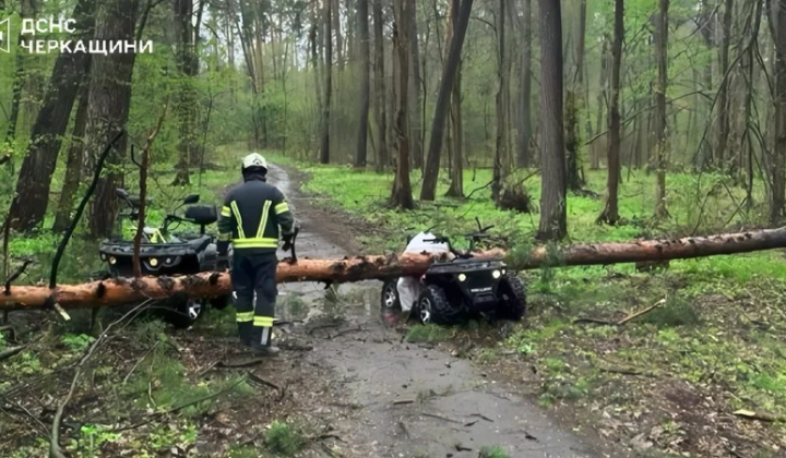 Severe weather in Ukraine on April 26